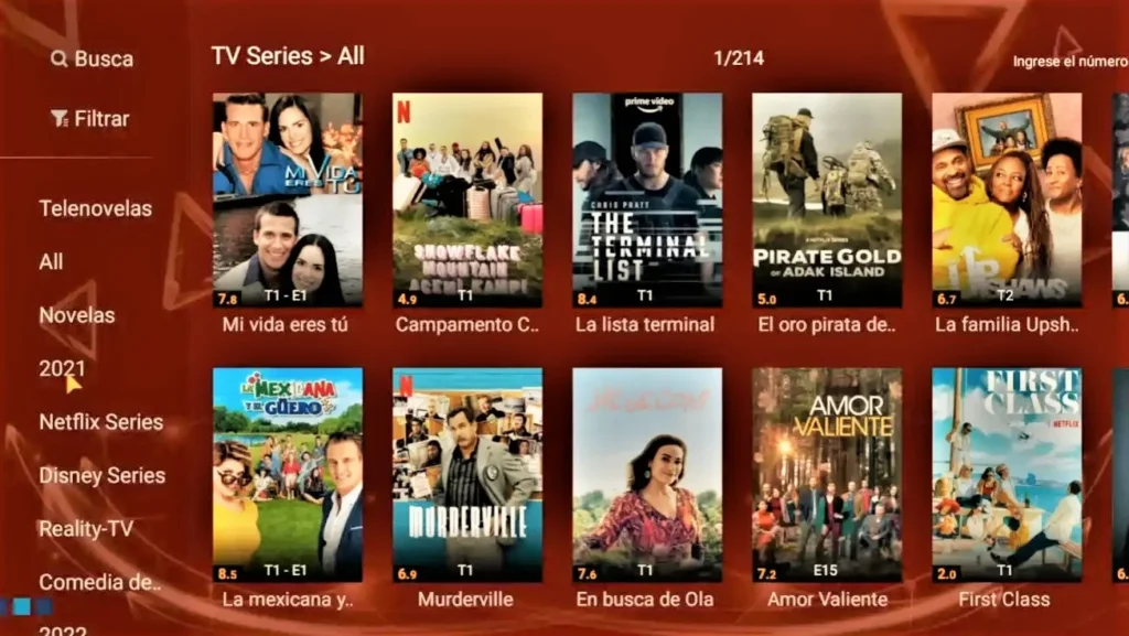 Tele Latino Para iPhone 3 movie and series